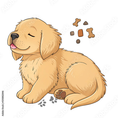 puppy, dogs retriever smile 