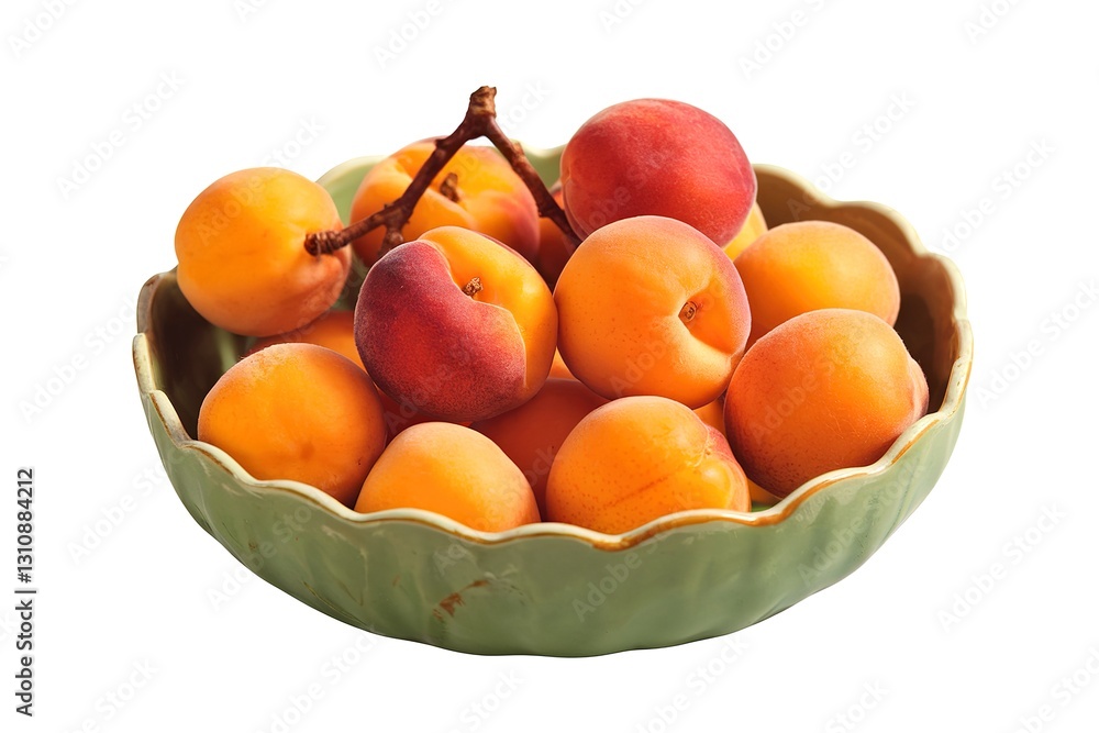 Ripe apricots isolated on white background Ripe apricots isolated on white background