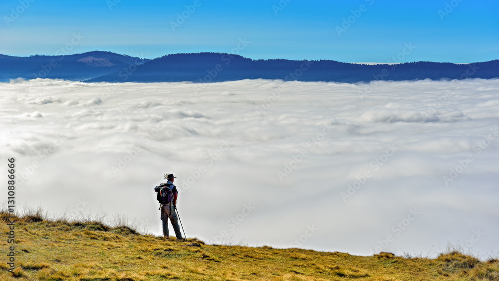 Wanderer über dem Nebelmeer
