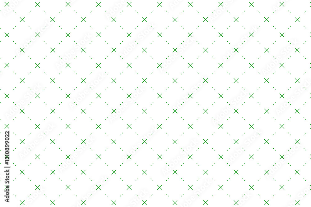 Naklejka premium ダイヤ形点線背景 緑色