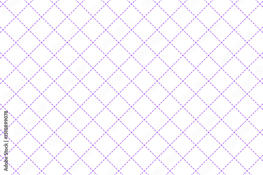 Naklejka premium ダイヤ形点線背景 紫色