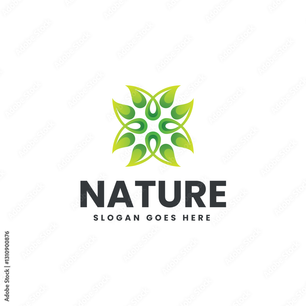 Nature Gradient Colorful Logo