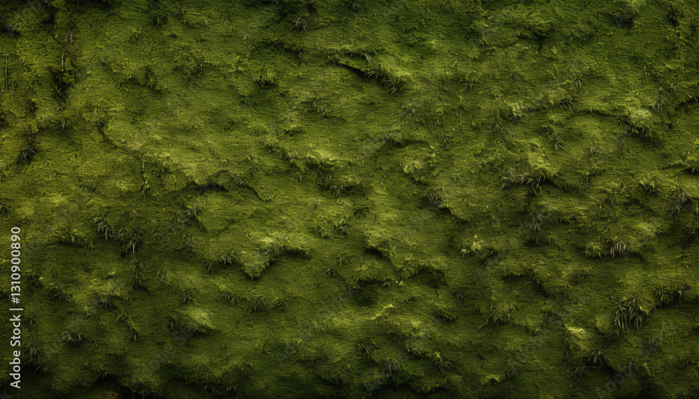 Natural solid dark green moss texture dark background. Natural solid dark green moss texture dark background.