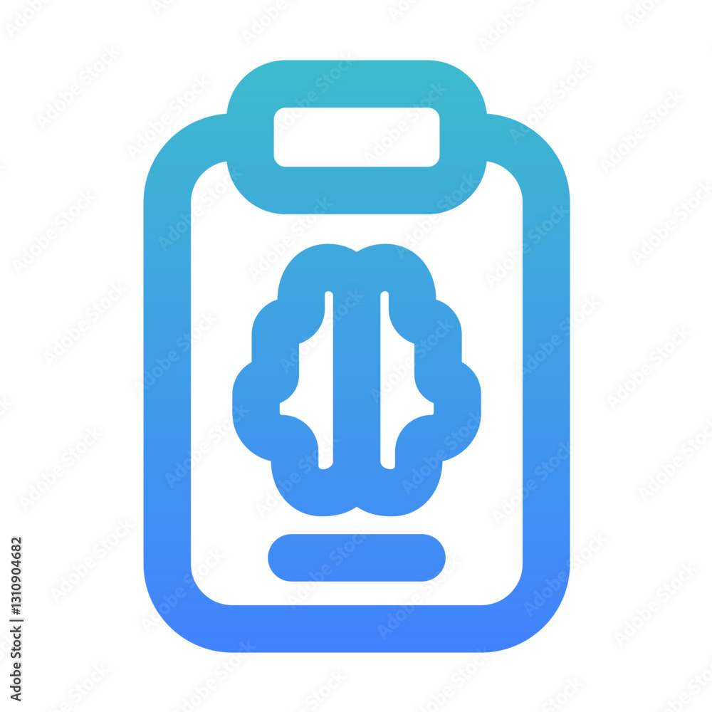 psychological test outline gradient style psychological test outline gradient style