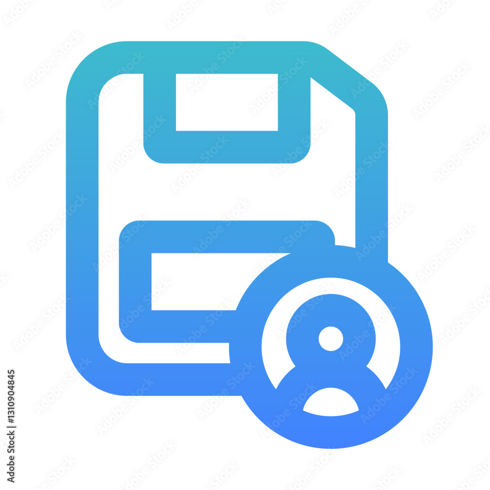 save data outline gradient style save data outline gradient style