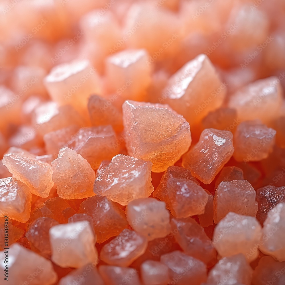 Closeup shot of Indus Himalayan pink salt crystals. Rock salt texture, mineral grains, abstract background. Natural healthy condiment ingredient, exotic spice for food, culinary uses. Cooking salt. Closeup shot of Indus Himalayan pink salt crystals. Rock salt texture, mineral grains, abstract background. Natural healthy condiment ingredient, exotic spice for food, culinary uses. Cooking salt.