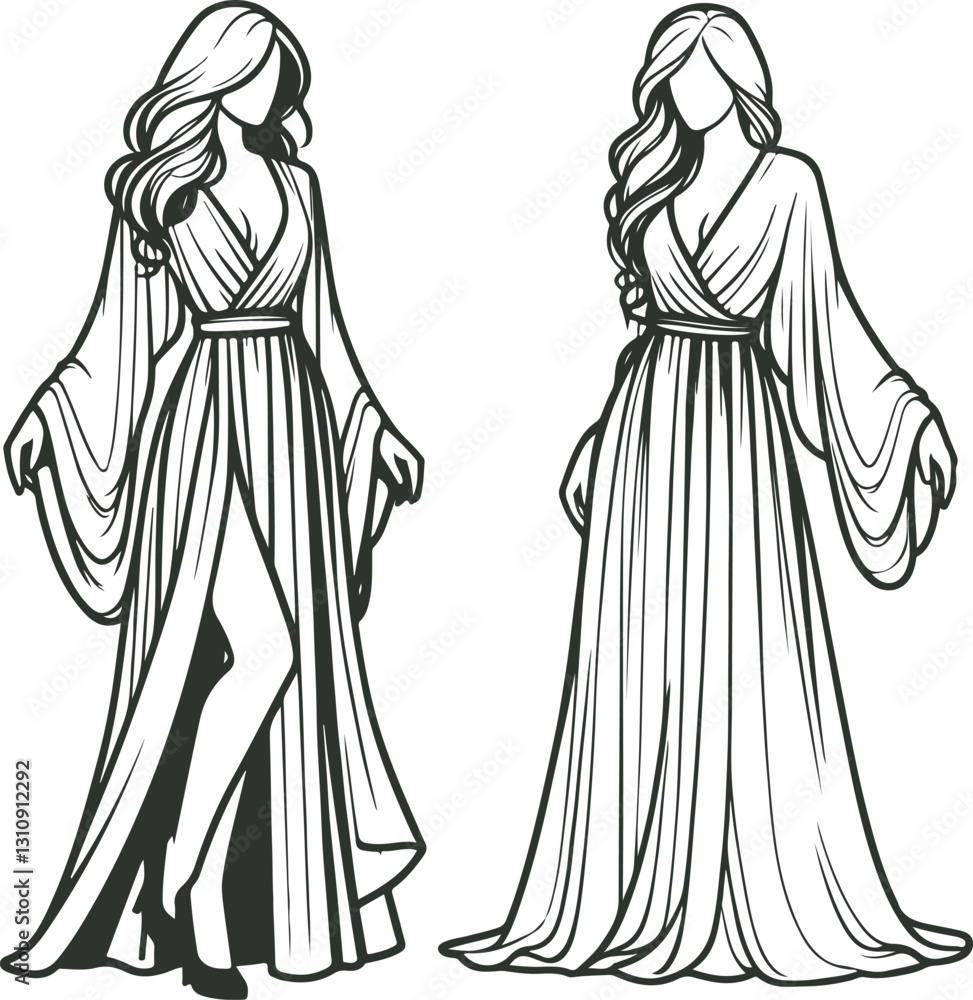 vector illustration of a couple vector illustration of a couple