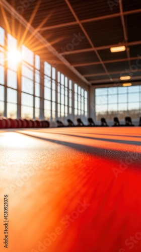 Mindful Fitness Revolution Sunlit Wellness Studio with Dynamic Group Stretching - Holistic Community Empowerment and Gen Z Active Lifestyle Inspiration
