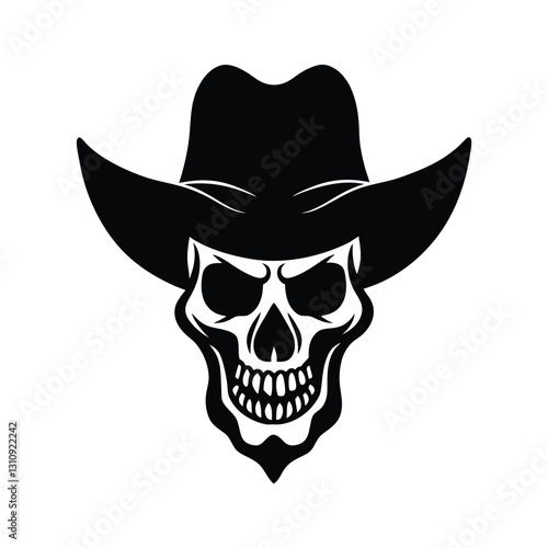 Wallpaper Mural Skull Silhouette Vector Design. Torontodigital.ca