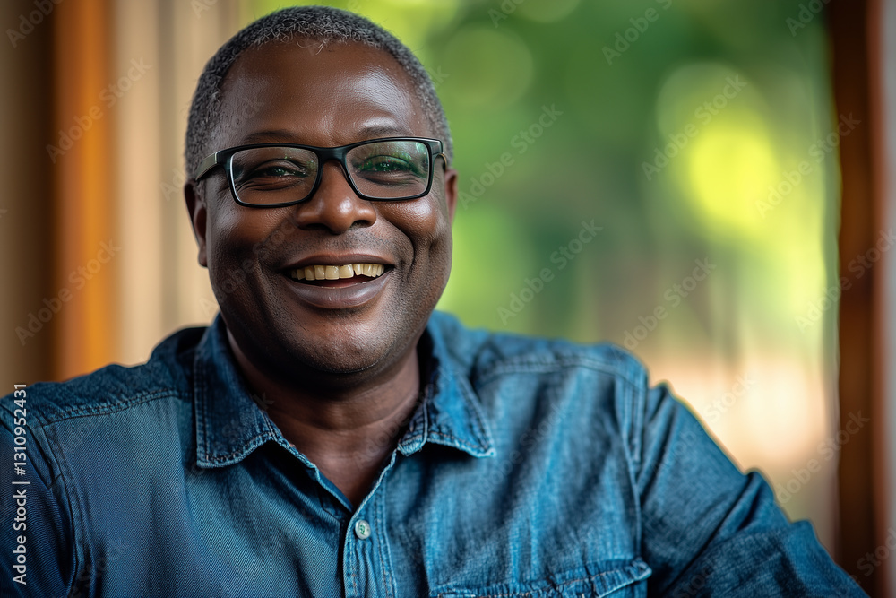 Obraz premium Joyful Smiling Man Portrait