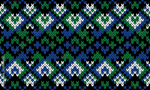  Seamless printable knitting patterns, wallpapers, ultra-high resolution raster illustrations, print-on-demand patterns