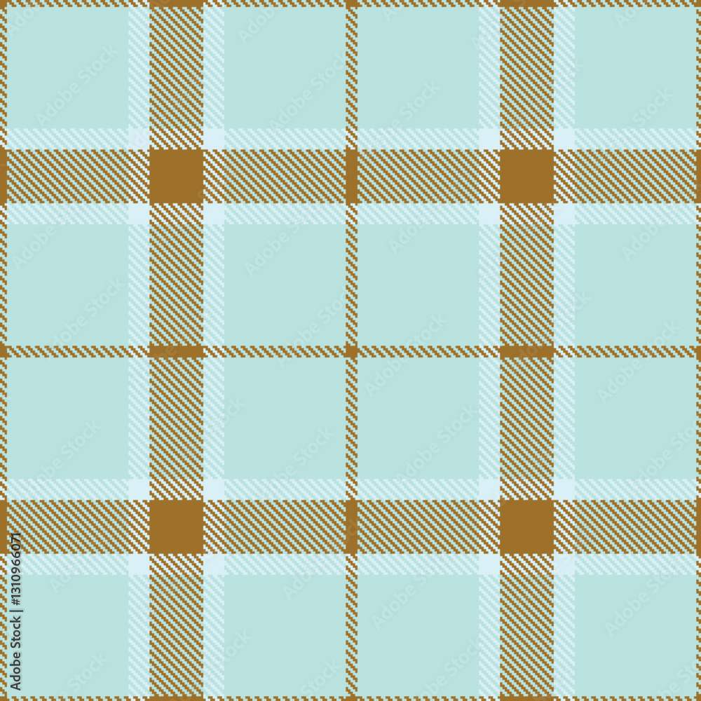Modern Iridescent Poo Brown Seamless Tartan Fabric Design Modern Iridescent Poo Brown Seamless Tartan Fabric Design
