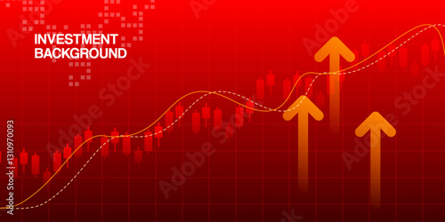 Digital currency bitcoin investment technology business concept background