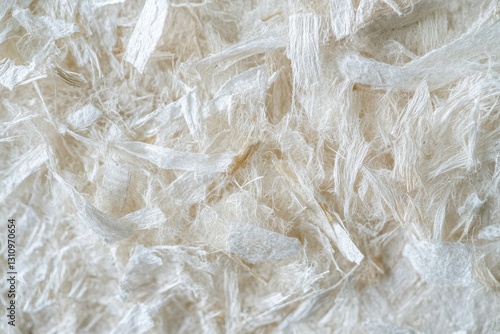 Close-up view of natural fibers showcasing texture and detail in a well-lit environment