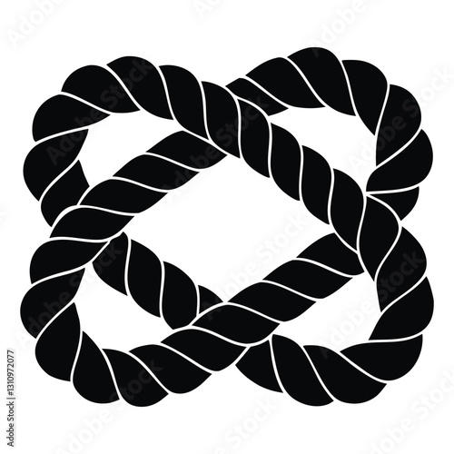 Elegant Nautical Rope Art and Knot Vector Graphics