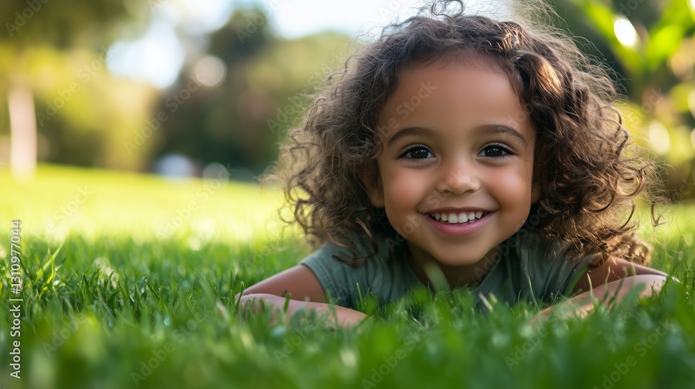 Eco-Friendly & Sustainable Living Child Playing in a Lush Green Park, Nature Awareness Eco-Friendly & Sustainable Living Child Playing in a Lush Green Park, Nature Awareness