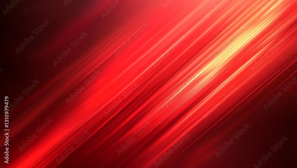 Fototapeta premium Diagonal Red Light Streaks Abstract Background