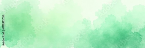Subtle light green watercolor wash, ideal for calming backgrounds , bloom, scene, background