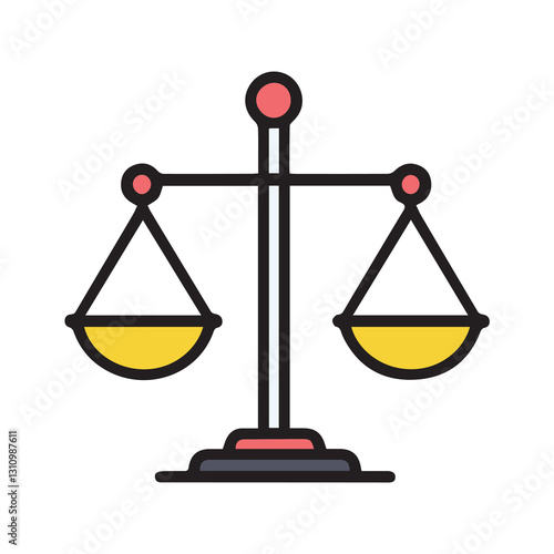 scale balance icon 