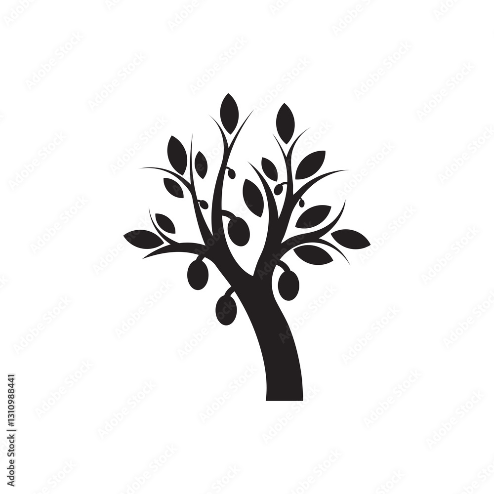 Obraz premium vector tree silhouette