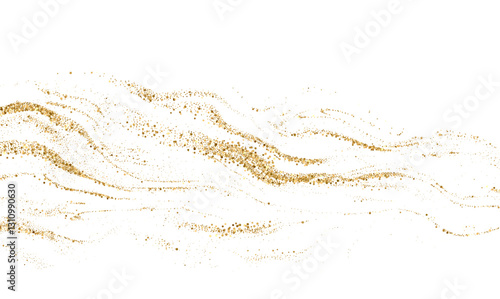 Abstract shiny gold glitter design element. For New Year, Merry Christmas greeting card design