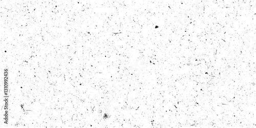 Speckle grain dot white paper noise texture with distress effect vector illustration pattern background. Dirty or dust film grain speck grit grunge overlay on white background grain noise particles.