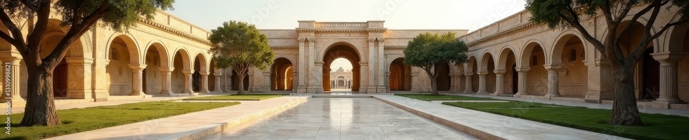 Breathtaking museum exterior, architectural masterpiece, ornate, window, image Breathtaking museum exterior, architectural masterpiece, ornate, window, image