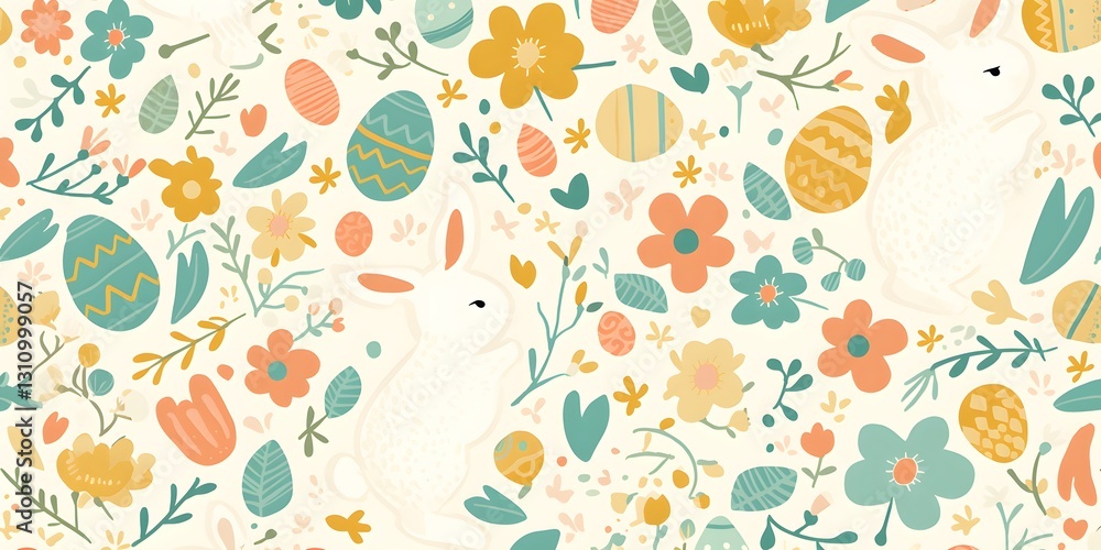 Obraz premium seamless floral pattern