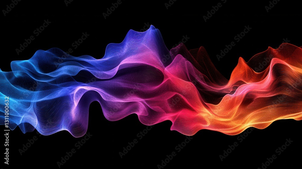 A mesmerizing close-up of vibrant, swirling smoke in a spectrum of colors, gracefully undulating against a deep black background, creating a striking contrast and ethereal atmosphere. A mesmerizing close-up of vibrant, swirling smoke in a spectrum of colors, gracefully undulating against a deep black background, creating a striking contrast and ethereal atmosphere.