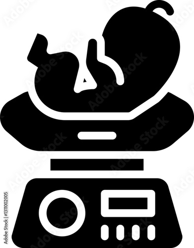 Baby weight icon