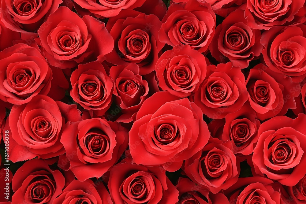 Obraz premium Red roses background