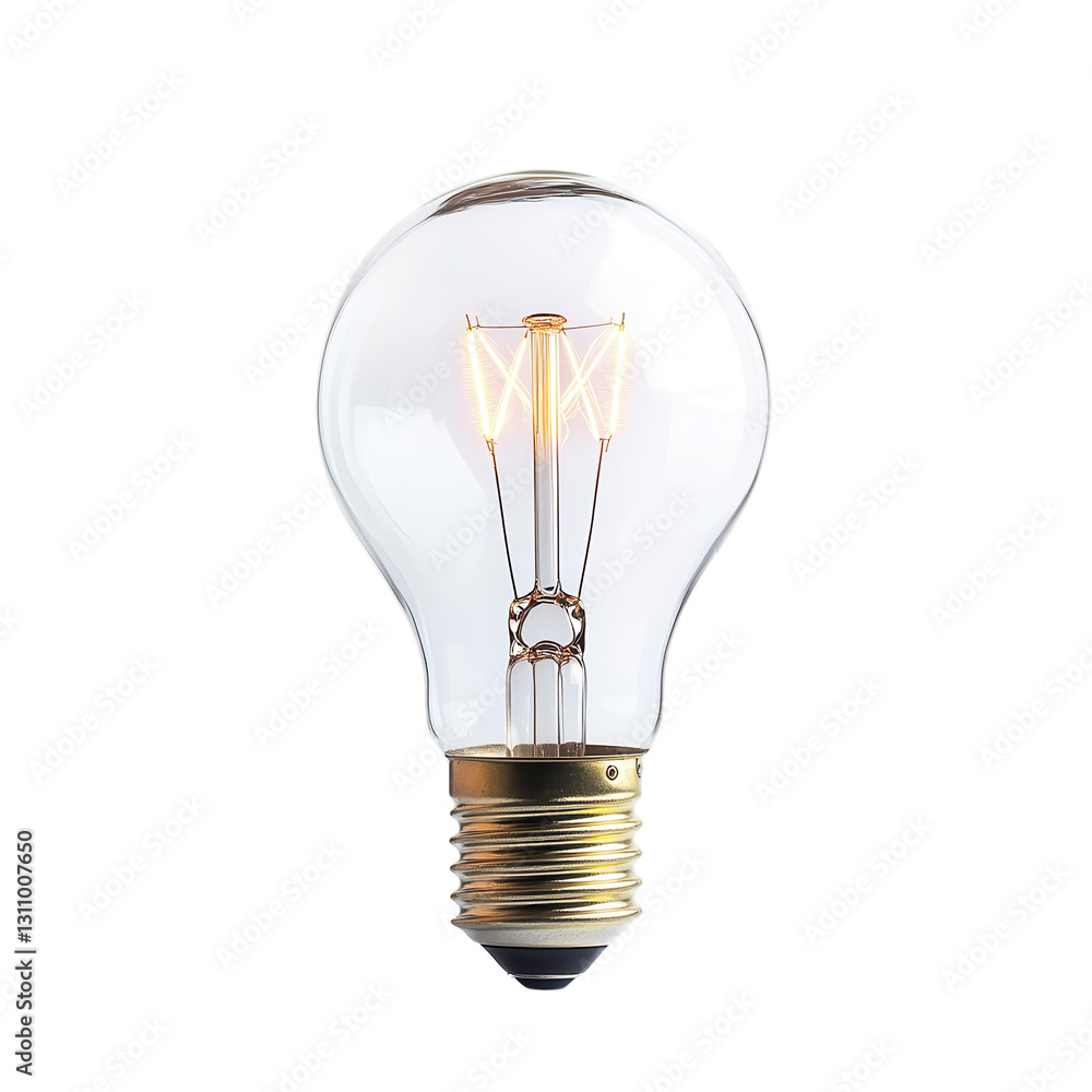 Light bulb isolated on white background glowing filament design concept energy-saving idea illumination decoration glowing object creativity innovation. Light bulb isolated on white background glowing filament design concept energy-saving idea illumination decoration glowing object creativity innovation.