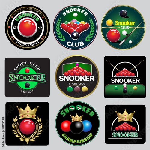 snooker logo collection