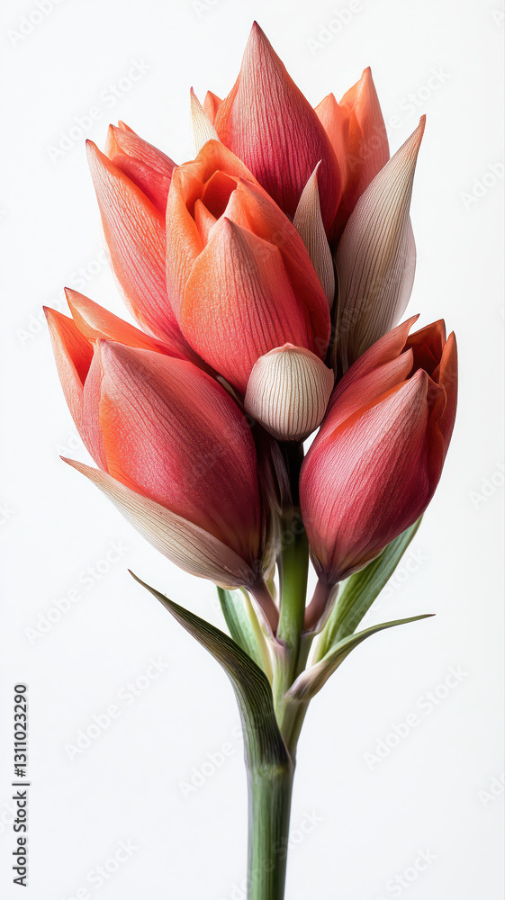 Fototapeta premium Flower isolated on white background.