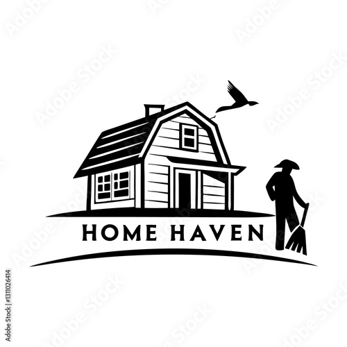 Skyline Keys Elegant Realty Logo Concept