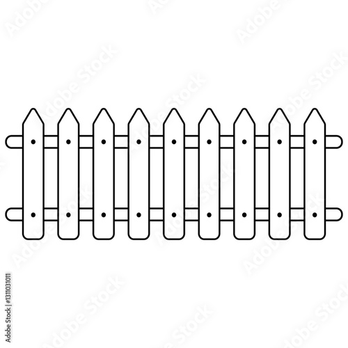 Classic White Picket Fence ...