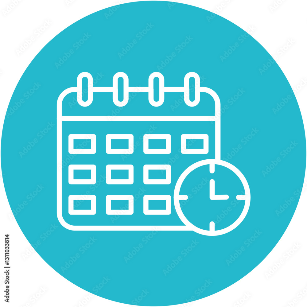 Production Schedule Icon Production Schedule Icon
