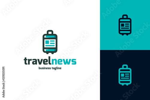 travel news logo vector