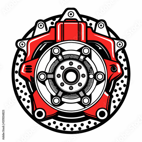 symmetrical brake caliper