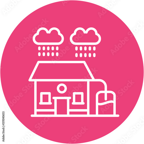 Rainwater Harvesting Icon
