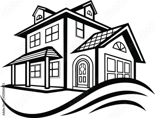 Haven Heights Minimalist Real Estate Emblem