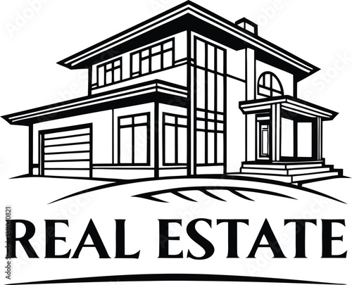 Haven Heights Minimalist Real Estate Emblem