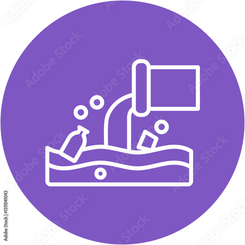 Water Pollution Icon