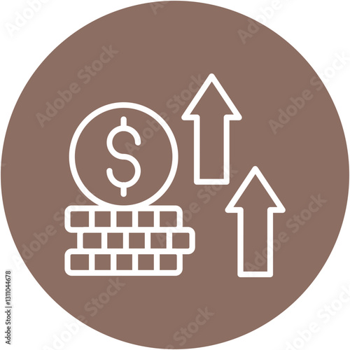 Economic Inflation Icon