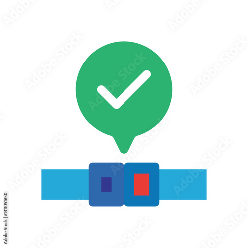Seatbelt Illustration