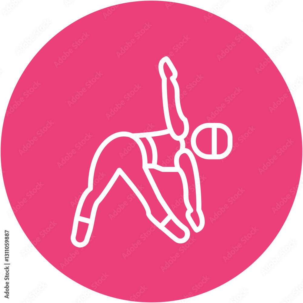 Obraz premium Fitness Class Icon