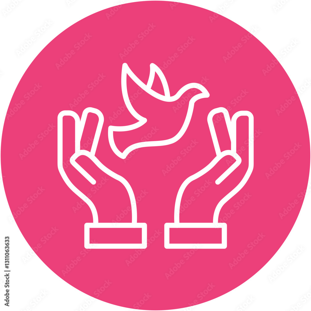 Obraz premium Birds Rights Icon