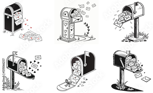 Hand drawn miscellaneous doodle illustration