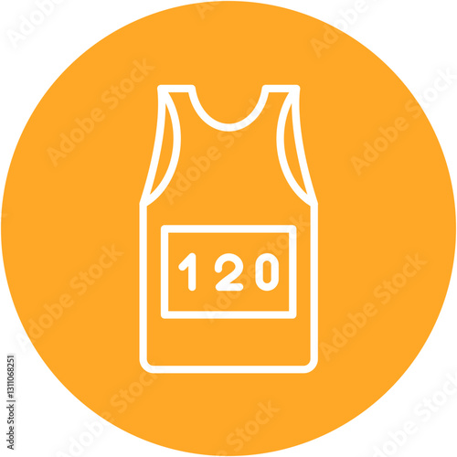 Running Bib Icon