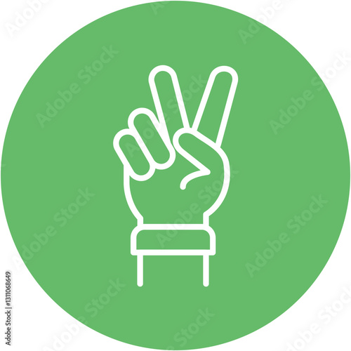 Victory Gesture Icon
